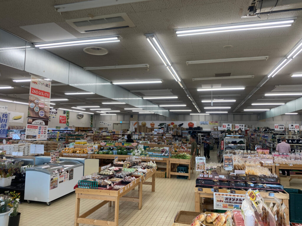 あじわいの朝-売り場